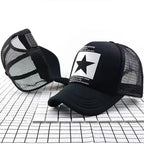 Fashion Mesh Snapback Baseball Cap for Casual Outdoor Comfort