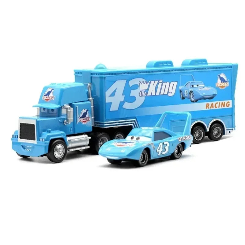 HOT Pixar Car Truck Model Toys Lightning McQueen The King Ramirez Mini Die Casting Truck Model Kids Toy Birthday NEW YEAR Gif