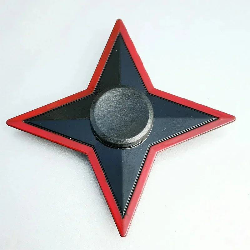 Creative Fidget Spinner Tri Spinner Zinc Alloy Ninja Shuriken Sharingan Hand Spinner Finger Stress Reliever Toys Gifts
