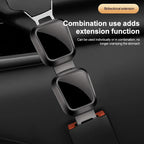 1/2PCS Car Seat Belt Clip Extender Safety Seatbelt Lock Buckle Plug Thick Insert Socket Extender Safety Buckle For Tesla Porsche