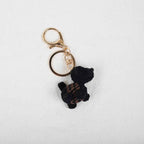 Mini Animal Doll Series Crochet Keychain Knitted Small Rabbit Doll Keyrings Mini Puppy Cute Keychain Wholesale Custom Accessory