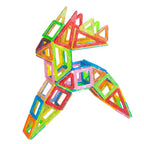 64-184Pcs Kids Magnetic Building Blocks Mini Size Magnet Toys for Boys Construction Set STEM Toy for Children Girls