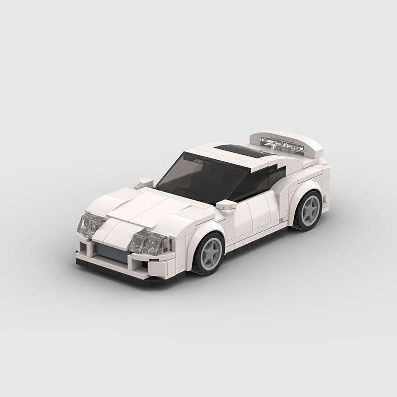 City Technical Speed World Famous Car Building Blocks Racing Fast And Furious Moc Brick Vehicle A80 Supra V2 Toys Kid