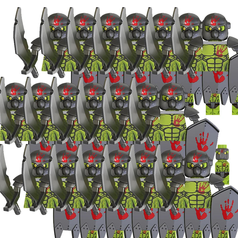 Medieval Movie Knights Building Blocks toys Lord Ring Figure Bricks Toy Christmas birthday gifts