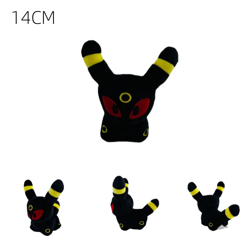 Black Pokemon Stuffed Toys Pikachu Umbreon Psyduck Snorlax Mew Rayquaza Charizard Greninja Darkrai Rillaboom Plush Soft Toy