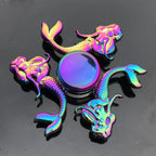 New Metal Rainbow Fidget Spinner Gradient Color R188 Mute Bearing EDC Hand Spinner Fingertip Gyro Anti-Anxiety Adult Toys Gifts