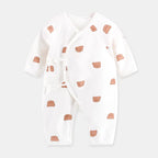 Somenie Infant Knitting Jumpsuit 100% Cotton Long Sleeve Romper One Piece Outfit for Boys & Girls Newborn Baby 4 Seasons Wear