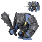 Medieval Army Olog-hai Orc Warrior LOTR a troll in armour Big Figure Building Blocks Figures Bricks Educational Military Toys