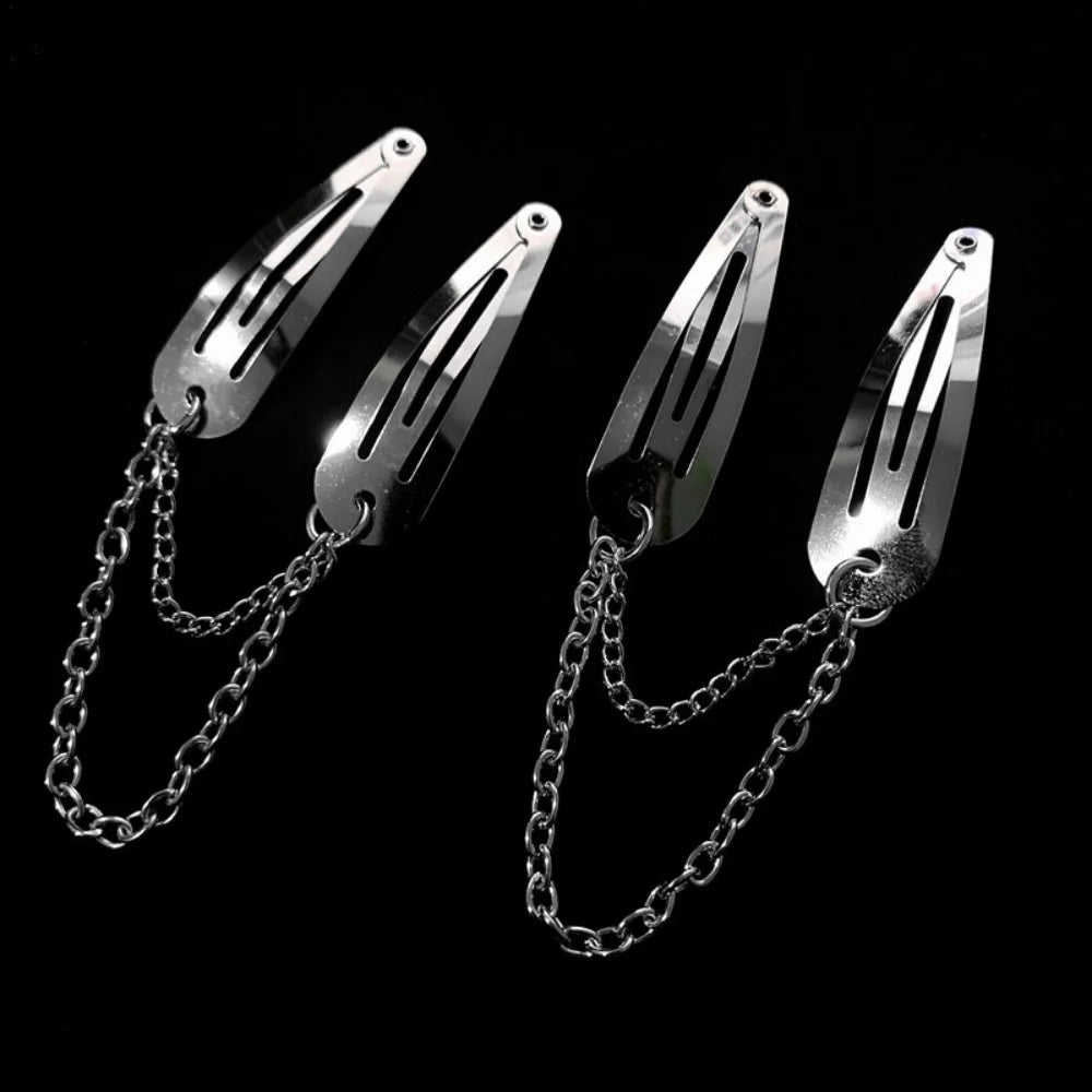 Ethnic style retro cool feeling cool and agile tassel hair clip BB clip with broken hair clip in front of the forehead, side cli