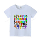 Sprunkis T-shirts Cartoon Oren Wenda Outdoor Clothes Short Sleeve Summer Cute Base Top Funny Birthday Gift