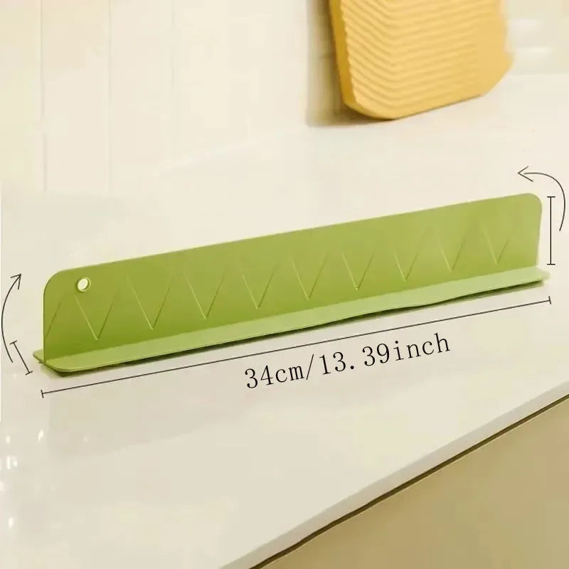 Silicone Sink Baffle Splash Guard Waterproof Splatter with Suction Cup Non Slip Water Dam For Washing Dishes Kitchen Supplies ﻿