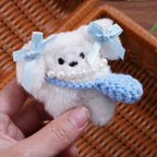 Plush Toys Doll Keychain Kawaii Pochacco Anime Pendant Cute Children Toy Gifts Keychains Keyring Plushie Birthday Girls