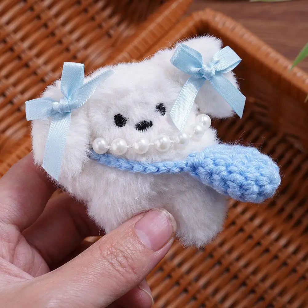 Plush Toys Doll Keychain Kawaii Pochacco Anime Pendant Cute Children Toy Gifts Keychains Keyring Plushie Birthday Girls