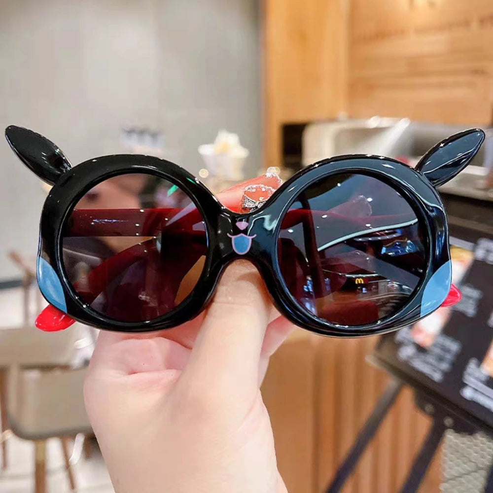 Cartoon Pikachu Outdoor Sun Protection Glasses Anime Pokemon Anti Glare Goggles Cute Vacation Travel Sunglasses Friend Gifts