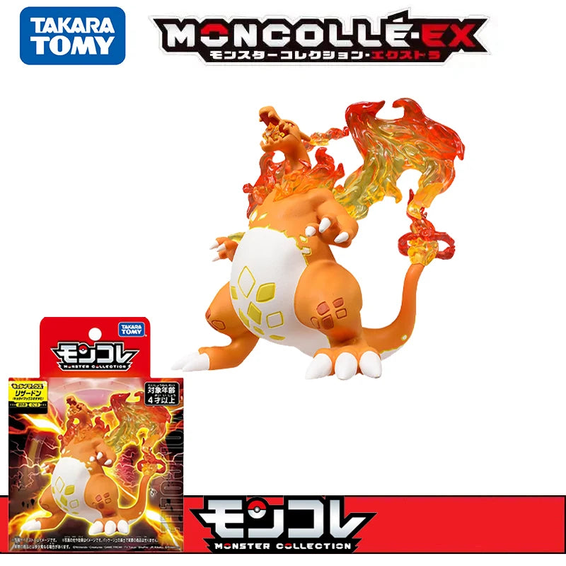 Original Pokemon Figures Shiny 50% Forme Zygarde Mega Rayquaza Terapagos Terastal Form Gigantamax Charizard ML Collection Model