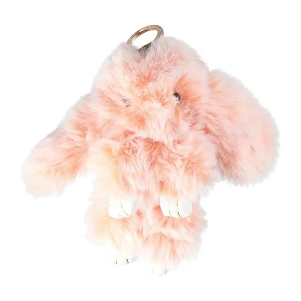 Pendant Plush Toy Bags Pendant Jewelry Ornament Fluffy Toy Doll Plush Bunny Keyring Plush Bunny Keychain Rabbit Fur Keychain