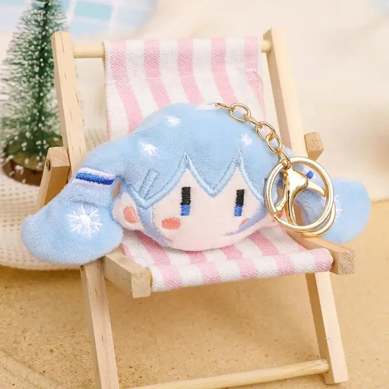 Plush Keychain Cute Soft Doll Bag Charm Pendant Decoration Accessories For Girls Gift Keys Backpack