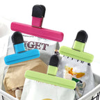 Portable Bag Clips Kitchen Storage Food Snack Seal Sealing Bag Clips Sealer Clamp Plastic Tool Kitchen Organization Accessories