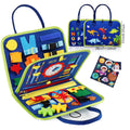 Toddler Montessori Busy Board Activities Education Toys Basic Dress Motor Skills Baby Travel Learning Toys For Christmas Gift