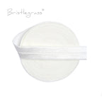 BRISTLEGRASS 2 5 10 Yard 5/8" 15mm Solid FOE Shiny Fold Over Elastic Spandex Satin Band Hair Tie Headband Dress Sewing Lace Trim