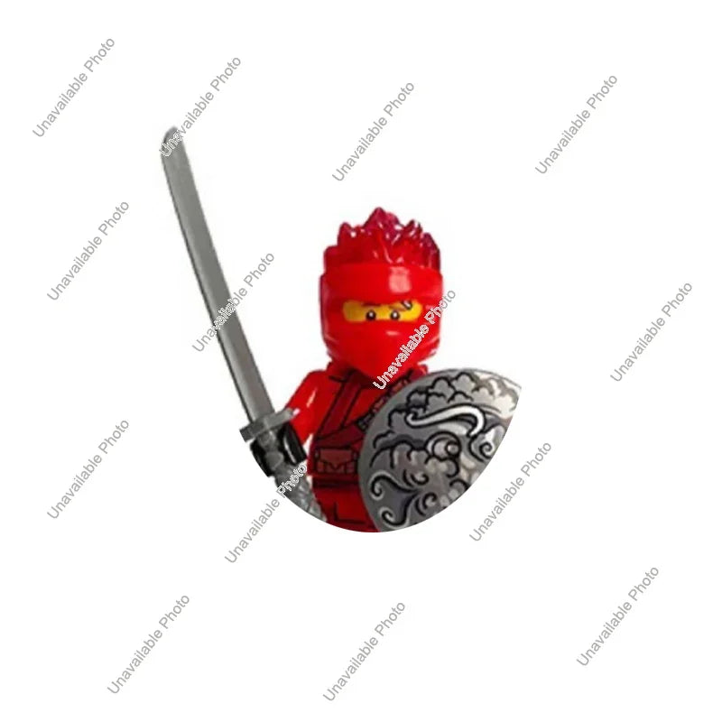 Hot Toys Ninja Figures Garmadon Jay Zane Kai Nya Lloyd Samukai Cole Harumi Ultra Violet Pyro Snake Morro Building Block Kids Toy