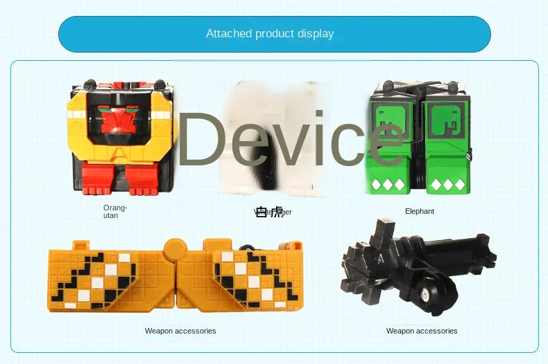 Power Assembling Educational Toys Math Cube Transformation Robot Digits Puzzle Ranger Animals boy toy for Kids