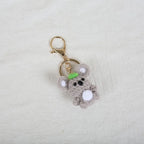 Mini Animal Doll Series Crochet Keychain Knitted Small Rabbit Doll Keyrings Mini Puppy Cute Keychain Wholesale Custom Accessory