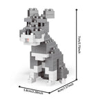 Mini Dachshund Dog Building Blocks Toy for Adults and Kids: Detailed and Lifelike Design,  Fun and Educational Construction Set