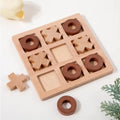 Montessori Wooden Mini Chess Brain Training Puzzle Toy for Kids