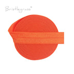 BRISTLEGRASS 2 5 10 Yard 5/8" 15mm Solid FOE Shiny Fold Over Elastic Spandex Satin Band Hair Tie Headband Dress Sewing Lace Trim