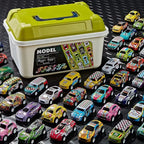 30 - 50PCS Mini Alloy Cars Model Set with Storage Box Diecast Pull-Back Vehicle Toys for Boys, Gift for Christmas, Birthday Gift