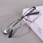 Anti Blue Light Reading Glasses Men High Quality Full-frame Diopter Glasses Business Male Presbyopic Eyeglasses +100+200