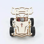 DIY Wooden Remote Control Car Wooden Four Wheel Drive Racing Assembling Science Experiment Kits KIDS STEM Educational Toy