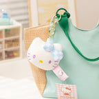 Kawaii Authentic Sanrio Hello Kitty  Kuromi Plush Doll Toys Pendant Cute Plush  Keychain Bag Pendant Christmas Gifts12CM