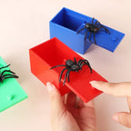 Trick Spider Funny Scare Box Wooden Hidden Box Quality Prank Wooden Scare Box Fun Game Prank Trick Friend Office Toys