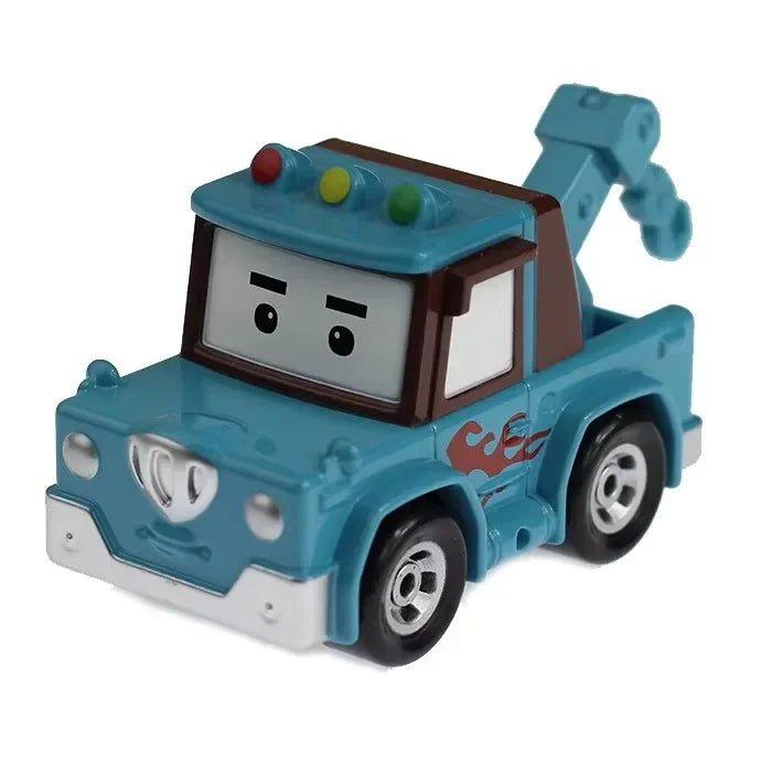 19 Style Silverlit Robocar Korea Kids Toys Robot Roy Haley Anime Metal Action Figure Cartoon Toy Car for Children Best Gift