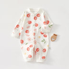AYNIGIELL Spring & Autumn 0-12 Months Baby Jumpsuits, 100% Cotton Long Sleeve Clothes, Soft Newborn Rompers for Girls & Boys.