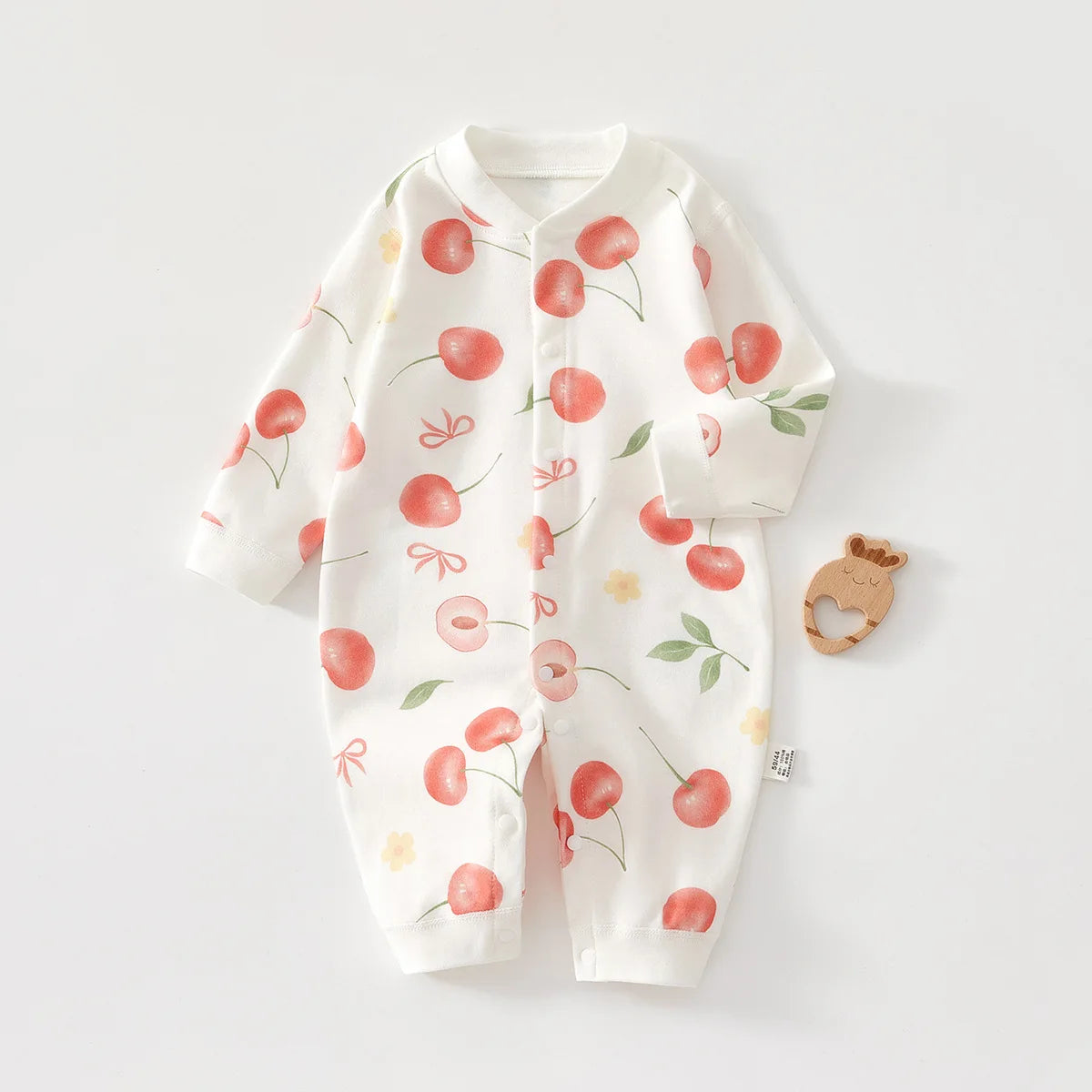 AYNIGIELL Spring & Autumn 0-12 Months Baby Jumpsuits, 100% Cotton Long Sleeve Clothes, Soft Newborn Rompers for Girls & Boys.