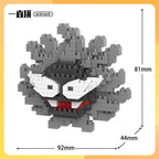 Pokemon Building Blocks Small Cartoon Mini Block Pikachu Charizard Eevee Mewtwo Anime Assemble Action Model Dolls Boys Toys