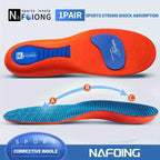 Arch Support Feet Orthopedic Shoes Insole Plantar Fasciitis Insoles for Men Women Shock Absorbing Non Slip Sports Insoles