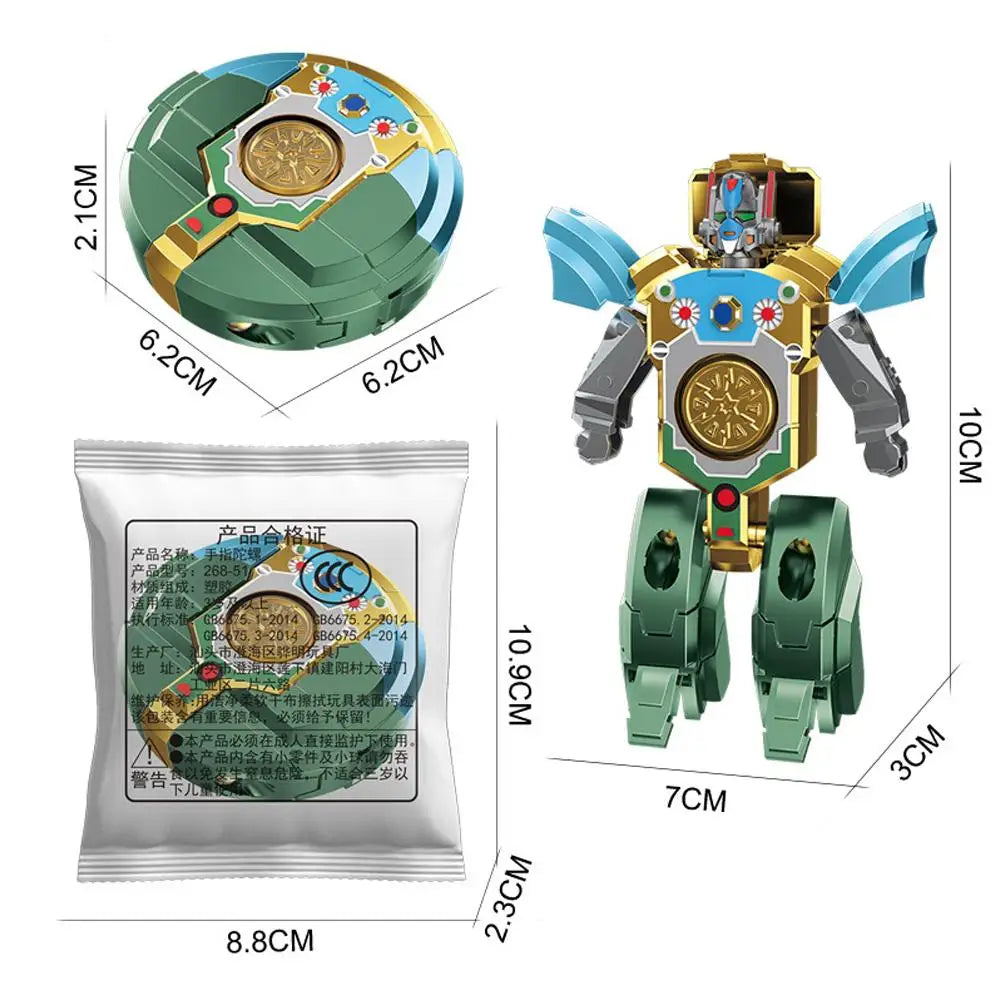 Creative Hand Spinner Toys Antistress Stress Relief Robot Transformation Fidget Spinner Adult Sensory Toys for Kids Gift