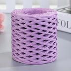200M Raffia paper rope Straw Yarn For Knitting Crocheting Paper Threads DIY Handmade Summer Sunhat Beach Bag Freeshipping
