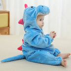 Baby Rompers Winter Kigurumi Lion Costume For Girls Boys Toddler Animal Jumpsuit Infant Clothes Pyjamas Kids Overalls Ropa Bebes