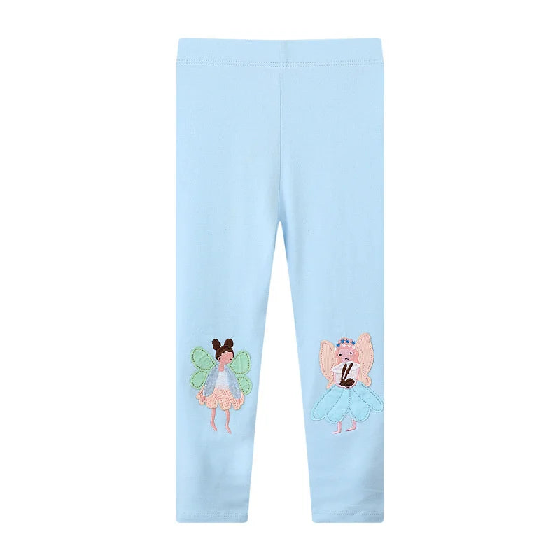 Jumping Meters 2-7T Unicorns Autumn Spring Girls Leggings Pants Print Full Length Girls  Baby Skinny Pencil Pants