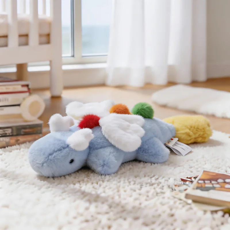 12 Colors 25cm 33cm Cute Fly Dargon Plush Toy Creative Colorful Dargon Soft Doll Work Buddy Sleep Soothing Doll Children Gift