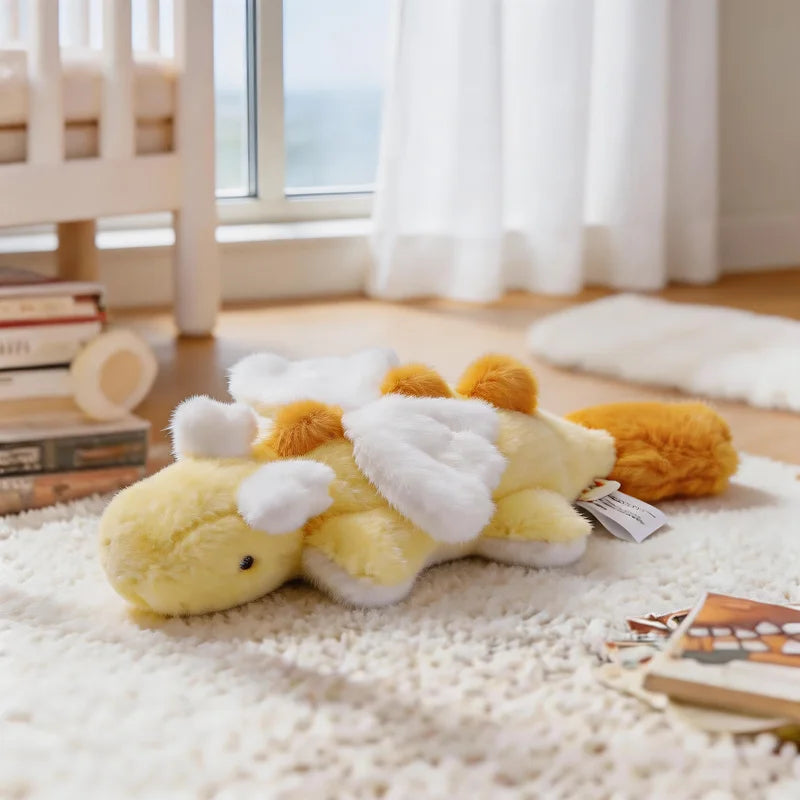 12 Colors 25cm 33cm Cute Fly Dargon Plush Toy Creative Colorful Dargon Soft Doll Work Buddy Sleep Soothing Doll Children Gift