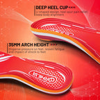 Orthopedic Sport Insole Plantar Fasciitis Flat Foot High Arch Support Men Women Sneaker Orthotic Plantillas Insert Shoe Sole