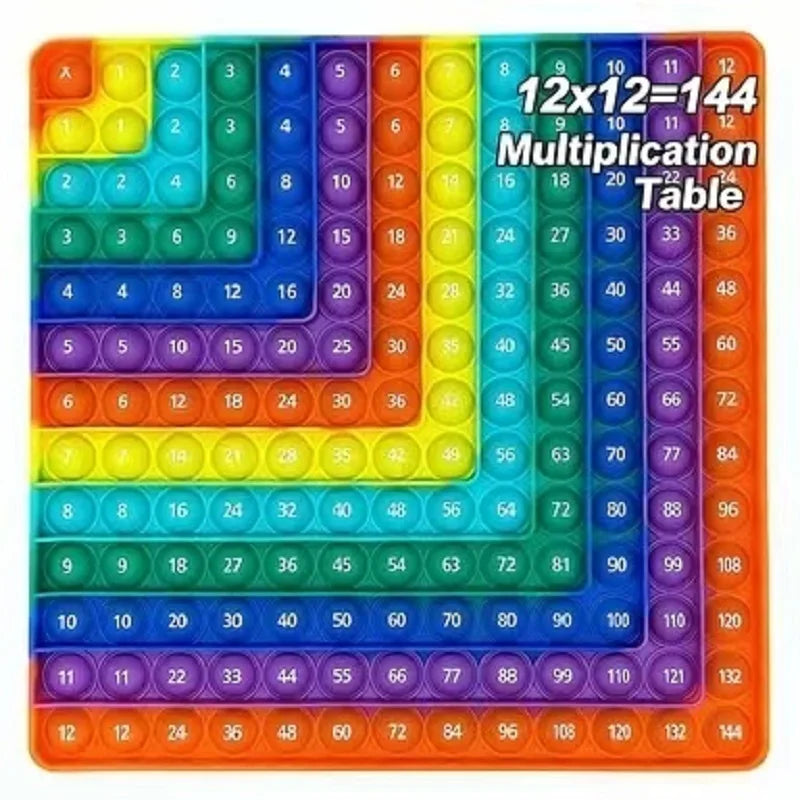 Multiplication Practice Math Games, 12x12 Times Table Learning Activity Board Games, Mathematics Teaching Toys Stationery Gifts
