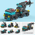 6in1 NEW Special Police Tow Trucks Airplanes Car Mini Loader Classic Model Building Blocks Sets Bricks Toy City