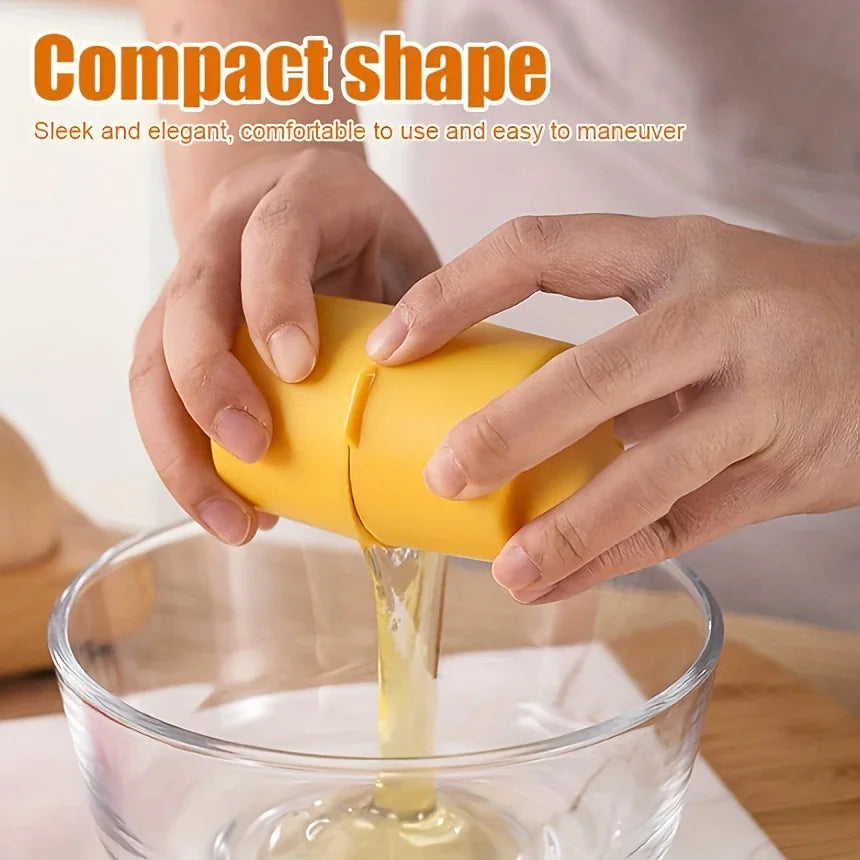 Plastic Egg Shell Opener Professional Manual Eggs Breaker Non-Stick Hand Eggshell Separator Multifunctional Kitchen Baking Tool